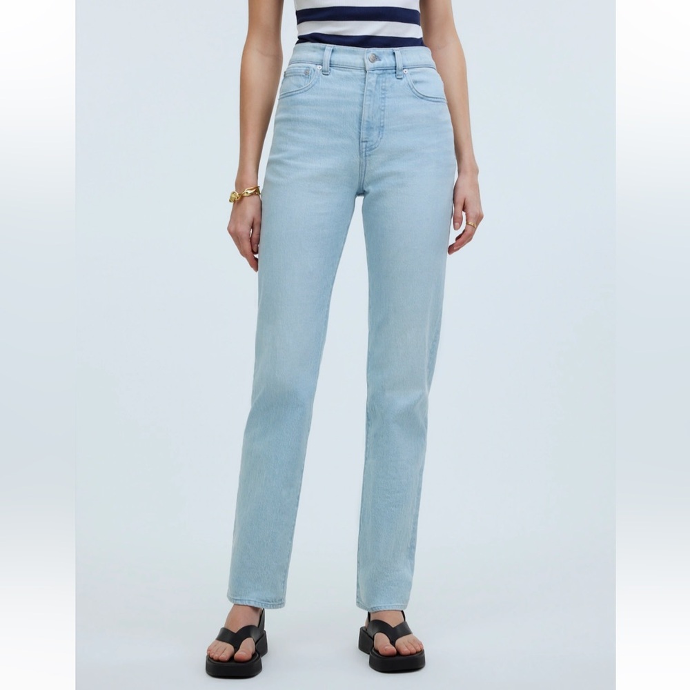 NWT! Madewell The 90s Straight Jean Ward Wash NO649 Size 33
